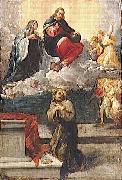 Pietro Faccini, Christ and the Virgin Mary appear before St. Francis of Assisi
